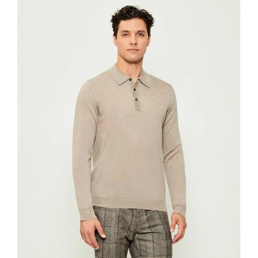 Oscar Jacobson Wełniane polo Melvin | Regular Fit ze sklepu Gomez Fashion Store w kategorii T-shirty męskie - zdjęcie 185829911