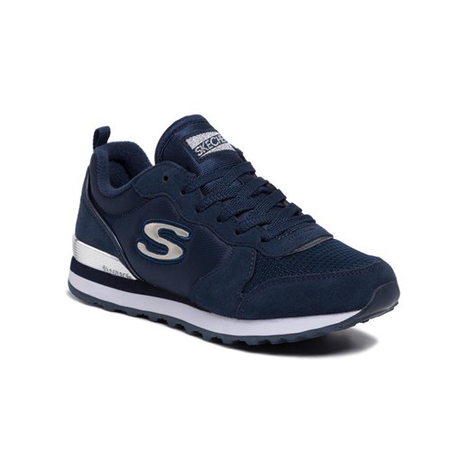 Sneakersy Skechers Goldn Gurl 111/NVY Granatowy ze sklepu eobuwie.pl w kategorii Buty sportowe damskie - zdjęcie 185833112