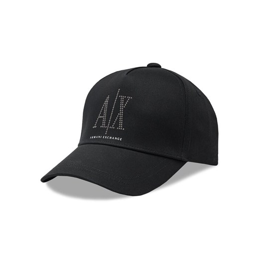 Czapka z daszkiem Armani Exchange 944208 3R131 00020 Czarny ze sklepu eobuwie.pl w kategorii Czapki z daszkiem damskie - zdjęcie 185833131