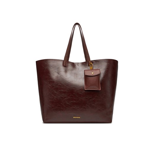 Torebka Gino Rossi C-THARAL-DA8078 Brązowy ze sklepu eobuwie.pl w kategorii Torby Shopper bag - zdjęcie 185833141