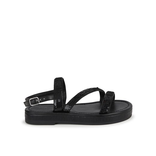 Sandały Karl Lagerfeld Kids Z30004 S Czarny ze sklepu eobuwie.pl w kategorii Sandały dziecięce - zdjęcie 185833142