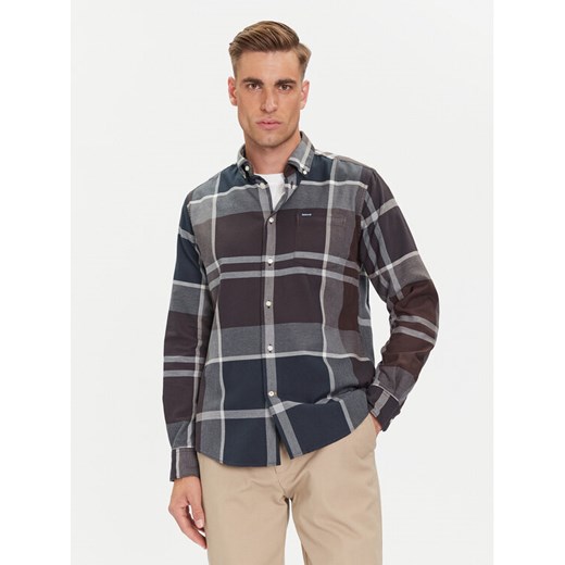 Barbour Koszula Dunoon MSH4980TN38 Granatowy Regular Fit ze sklepu MODIVO w kategorii Koszule męskie - zdjęcie 185833602