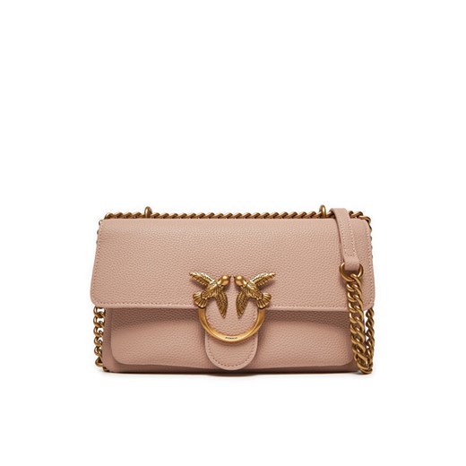 PINKO Torebka Love One Soft Mini AI 24-25 PLTT 104528 A29Q Różowy ze sklepu MODIVO w kategorii Listonoszki - zdjęcie 185833604