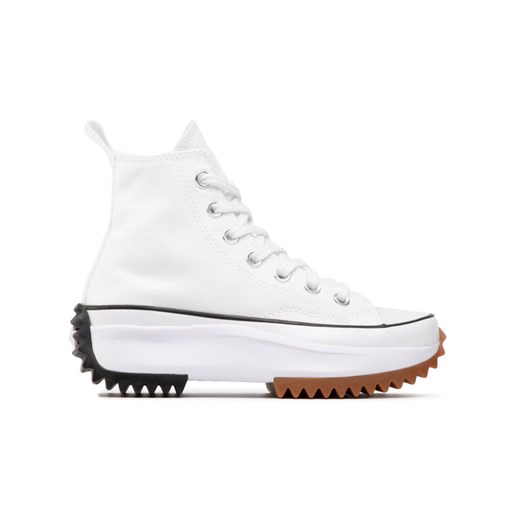 Converse Sneakersy Run Star Hike Hi 166799C Biały ze sklepu MODIVO w kategorii Trampki damskie - zdjęcie 185833623