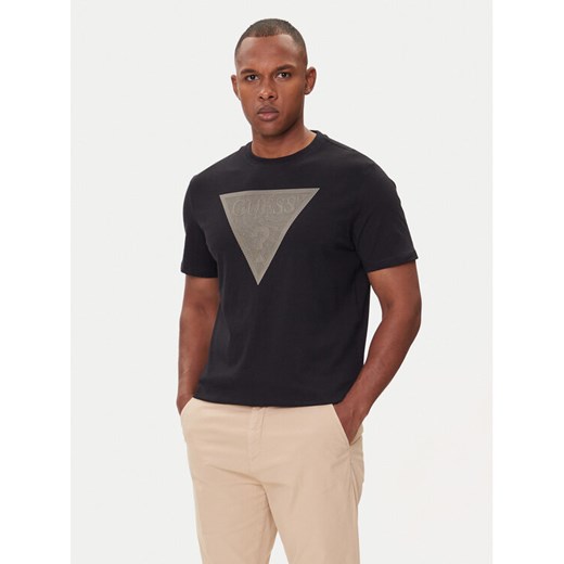 Guess T-Shirt M5BI04 I3Z14 Czarny Regular Fit ze sklepu MODIVO w kategorii T-shirty męskie - zdjęcie 185833640