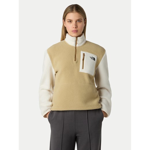 The North Face Polar Yumiori NF0A8E89 Beżowy Regular Fit ze sklepu MODIVO w kategorii Bluzy damskie - zdjęcie 185833684
