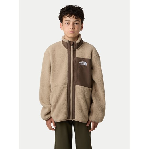 The North Face Polar Yumiori NF0A8AZG Beżowy Regular Fit ze sklepu MODIVO w kategorii Bluzy chłopięce - zdjęcie 185833691