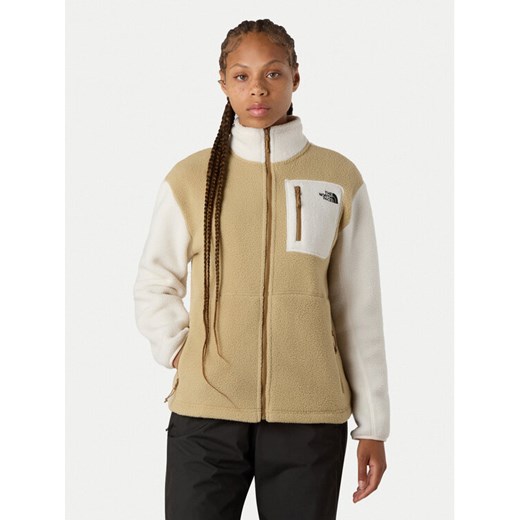 The North Face Polar Yumiori NF0A8E88 Beżowy Regular Fit ze sklepu MODIVO w kategorii Bluzy damskie - zdjęcie 185833734