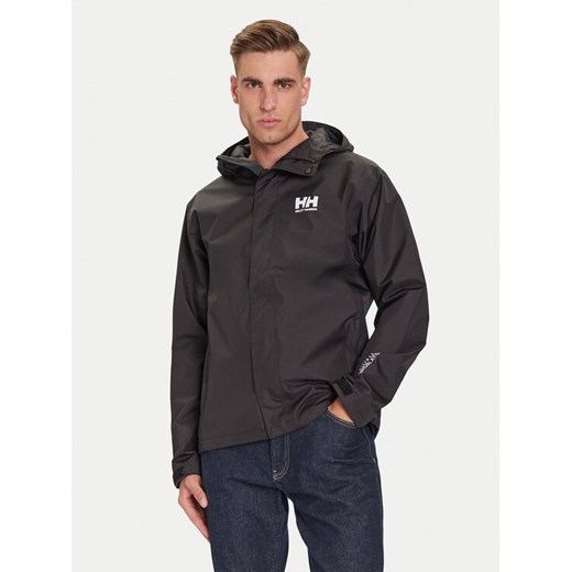 Helly Hansen Kurtka przeciwdeszczowa Seven 62047 Czarny Regular Fit ze sklepu MODIVO w kategorii Kurtki męskie - zdjęcie 185833774
