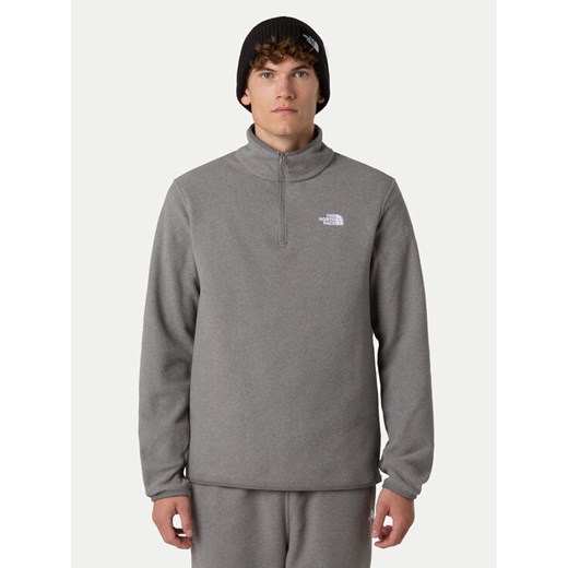 The North Face Polar Glacier NF0A8D0Q Szary Regular Fit ze sklepu MODIVO w kategorii Bluzy męskie - zdjęcie 185833823