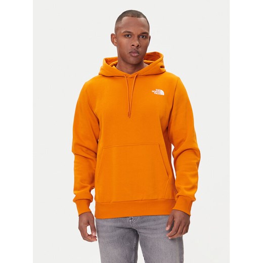 The North Face Bluza Simple Dome NF0A89FC Pomarańczowy Regular Fit ze sklepu MODIVO w kategorii Bluzy męskie - zdjęcie 185833852