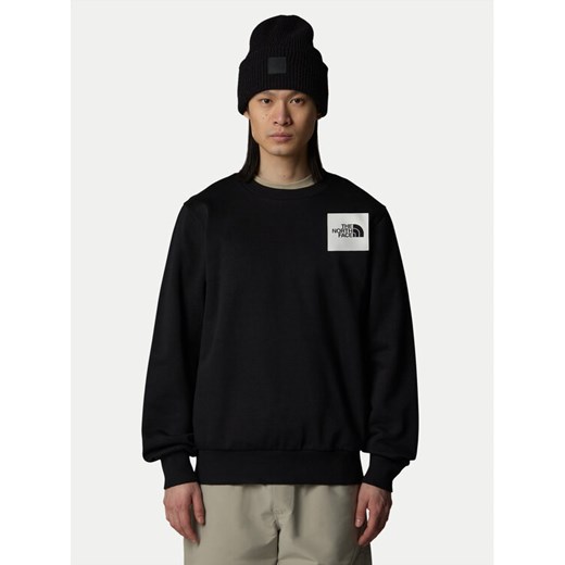 The North Face Bluza Fine NF0A89EV Czarny Regular Fit ze sklepu MODIVO w kategorii Bluzy męskie - zdjęcie 185833880