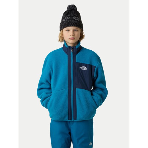 The North Face Polar Yumiori NF0A8AZG Niebieski Regular Fit ze sklepu MODIVO w kategorii Bluzy chłopięce - zdjęcie 185833892