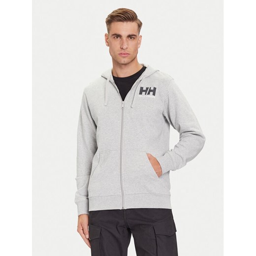 Helly Hansen Bluza HH Logo 54581 Szary Regular Fit ze sklepu MODIVO w kategorii Bluzy męskie - zdjęcie 185833971