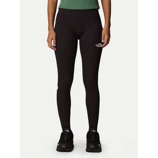 The North Face Legginsy Simple Dome NF0A8C1X Czarny Slim Fit ze sklepu MODIVO w kategorii Spodnie damskie - zdjęcie 185833981