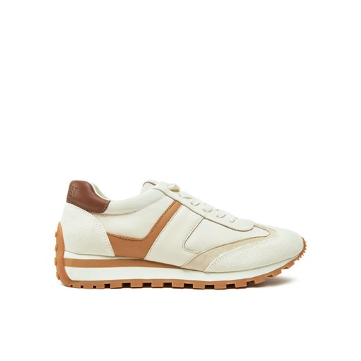 Lauren Ralph Lauren Sneakersy 802943462002 Beżowy ze sklepu MODIVO w kategorii Buty sportowe damskie - zdjęcie 185833982