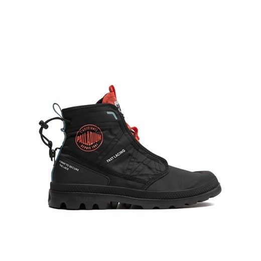 Palladium Trapery Pampa Travel Lite Rs 79104-008-M Czarny ze sklepu MODIVO w kategorii Workery damskie - zdjęcie 185834044