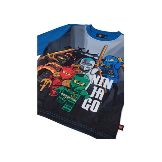 LEGO Bluzka 11010948 Niebieski Regular Fit ze sklepu MODIVO w kategorii T-shirty chłopięce - zdjęcie 185834463