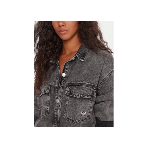 Roxy Sukienka jeansowa Tidal Moon ERJDD03009 Szary Relaxed Fit XL MODIVO