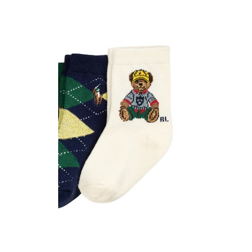 Polo Ralph Lauren Zestaw 3 par wysokich skarpet dziecięcych 441P03153001 Polo Ralph Lauren 18_24M MODIVO