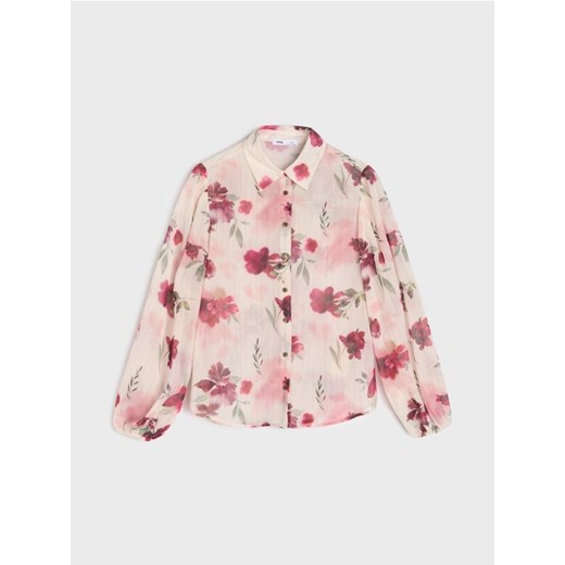 Sinsay - Koszula w kwiaty - wielobarwny Sinsay S Sinsay