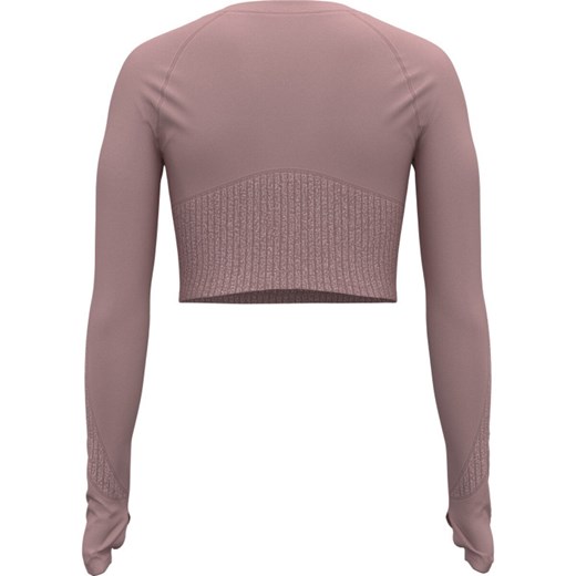 Damski longleeve treningowy Under Armour UA HG Rib 1/4 Zip - różowy ze sklepu Sportstylestory.com w kategorii Bluzki damskie - zdjęcie 185837154