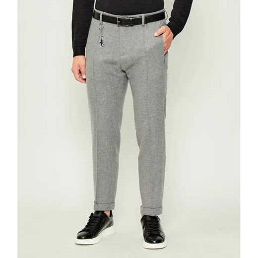 Paul&Shark Wełniane spodnie chino | Regular Fit | z dodatkiem kaszmiru ze sklepu Gomez Fashion Store w kategorii Spodnie męskie - zdjęcie 185838401