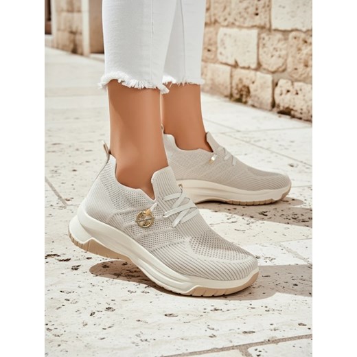 Royalfashion Wsuwane damskie materiałowe buty sportowe Teletta ze sklepu royalfashion.pl w kategorii Buty sportowe damskie - zdjęcie 185838644