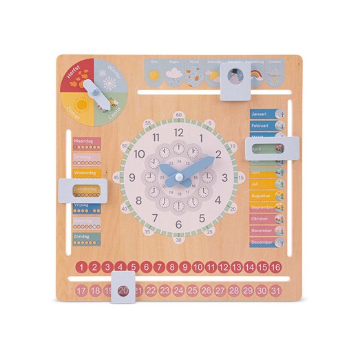 New Classic Toys Zegar z kalendarzem &quot;Dutch&quot; - 3+ ze sklepu Limango Polska w kategorii Zabawki - zdjęcie 185839013