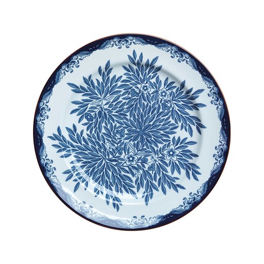 Rörstrand Talerz obiadowy &quot;Ostindia Floris&quot; w kolorze niebieskim - Ø 27 cm ze sklepu Limango Polska w kategorii Naczynia - zdjęcie 185839034