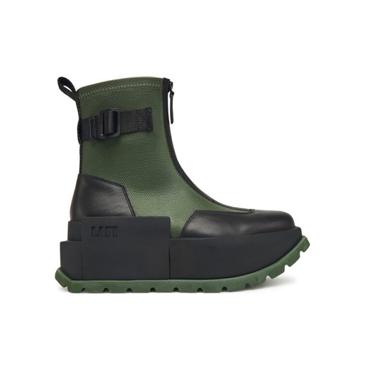 Botki United Nude Roko Bootie II 1077790454 Zielony ze sklepu eobuwie.pl w kategorii Botki - zdjęcie 185839400