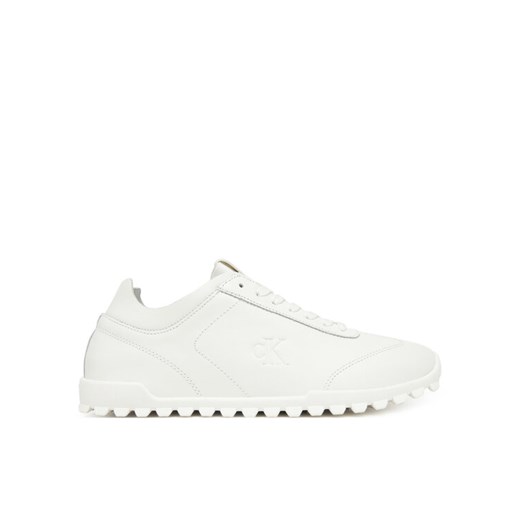 Sneakersy Calvin Klein Low Profile Runner Lth Mg YW0YW02049 Biały ze sklepu eobuwie.pl w kategorii Buty sportowe damskie - zdjęcie 185839504