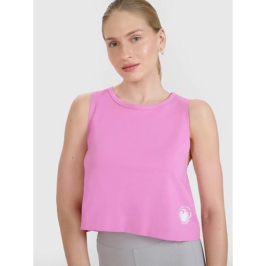 4F Top w kolorze jasnoróżowym XL wyprzedaż Limango Polska