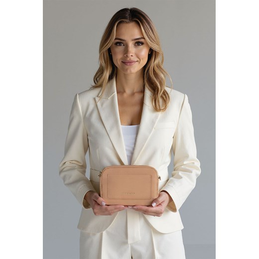 Torebka na ramię Vivisence T0008 beżowy ze sklepu kontri.pl w kategorii Kopertówki - zdjęcie 185840803