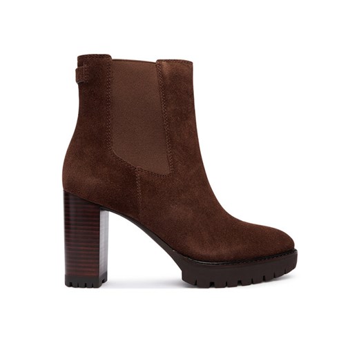 Botki LAUREN RALPH LAUREN Layne 802942566002 Brązowy ze sklepu eobuwie.pl w kategorii Botki - zdjęcie 185841731