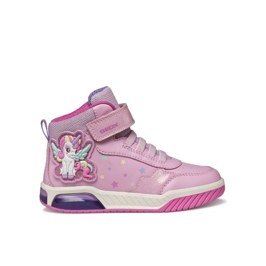 Sneakersy Geox J Inek J56ASA 0BCKC C8206 M Różowy ze sklepu eobuwie.pl w kategorii Buty sportowe dziecięce - zdjęcie 185841782
