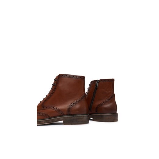 Kozaki Geox U Henreys U56LWB 00043 C6610 Brązowy Geox 42 eobuwie.pl