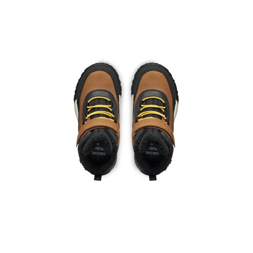 Śniegowce Geox J Trekkyup B Abx J46MBE 0MEMS C0275 D Brązowy Geox 38 eobuwie.pl