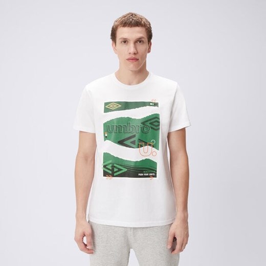 umbro t-shirt umbro graphics b logo white ul325tsm04002 ze sklepu 50style.pl w kategorii T-shirty męskie - zdjęcie 185842950
