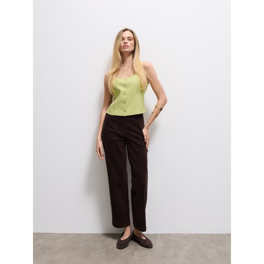 Mohito - Kamizelka z wiskozą - zielony Mohito 34 Mohito