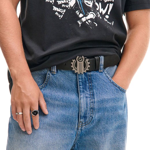 Cropp - Czarny pasek do spodni Arcane - czarny Cropp S/M Cropp