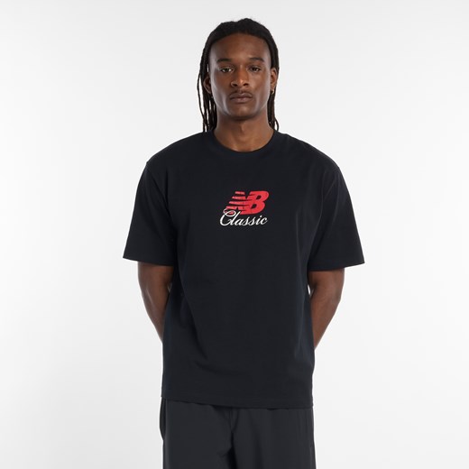 Koszulka męska New Balance MT53610BK – czarna ze sklepu New Balance Poland w kategorii T-shirty męskie - zdjęcie 185847023
