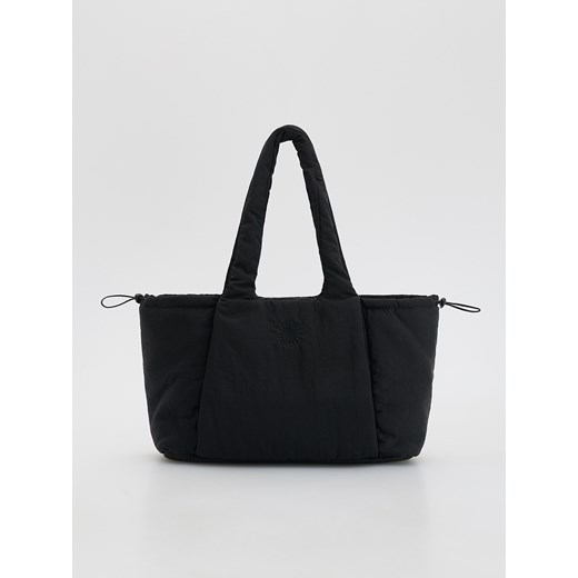 Reserved - Torba sportowa z haftem - czarny ze sklepu Reserved w kategorii Torby Shopper bag - zdjęcie 185847192