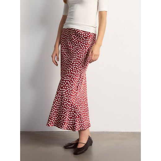 Reserved - Spódnica z wiskozy - wielobarwny Reserved XS Reserved