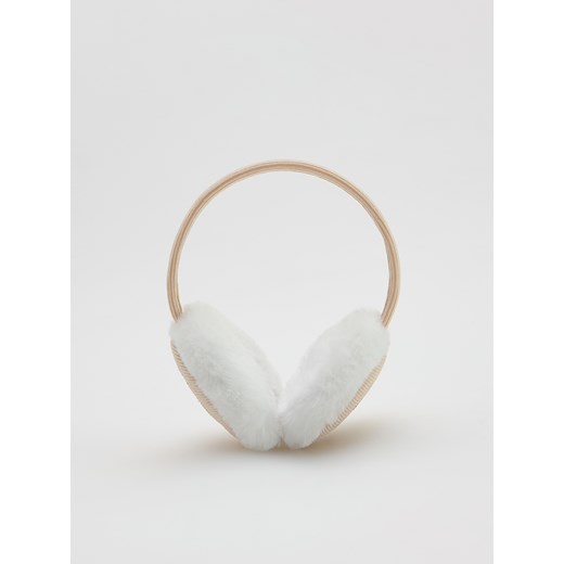 Reserved - Puszyste nauszniki Pusheen - beżowy Reserved ONE SIZE Reserved