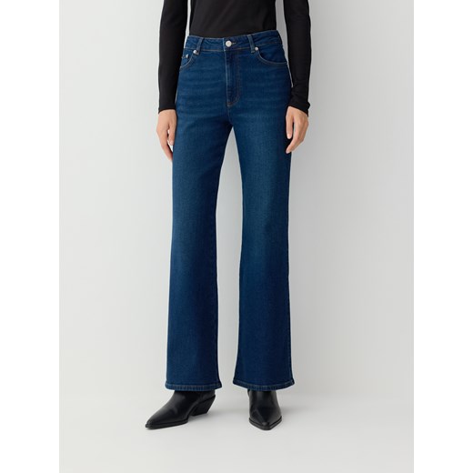Reserved - Jeansy bootcut - granatowy ze sklepu Reserved w kategorii Jeansy damskie - zdjęcie 185848273