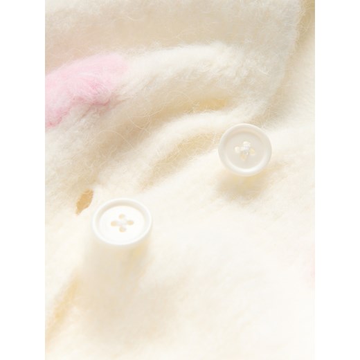 Reserved - Puszysty kardigan - złamana biel Reserved 164 (13 lat) Reserved