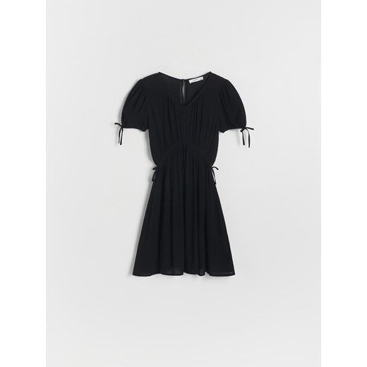 Reserved - Wiskozowa sukienka - czarny ze sklepu Reserved w kategorii Sukienki dziewczęce - zdjęcie 185850024