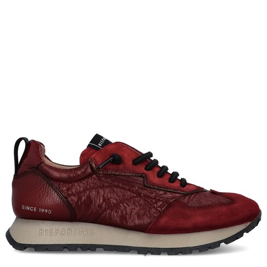 Hiszpańskie sneakersy damskie - HISPANITAS HI254209 BORDOWE ze sklepu Tymoteo.pl - sklep obuwniczy w kategorii Buty sportowe damskie - zdjęcie 185850701