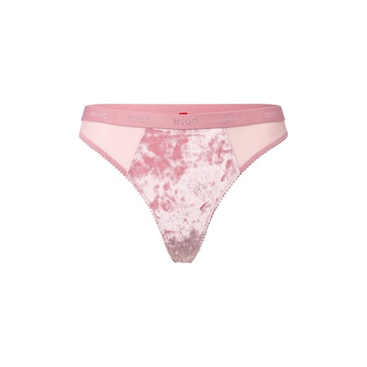 HUGO Stringi Kobiety brudny róż jednolity ze sklepu vangraaf w kategorii Majtki damskie - zdjęcie 185851142